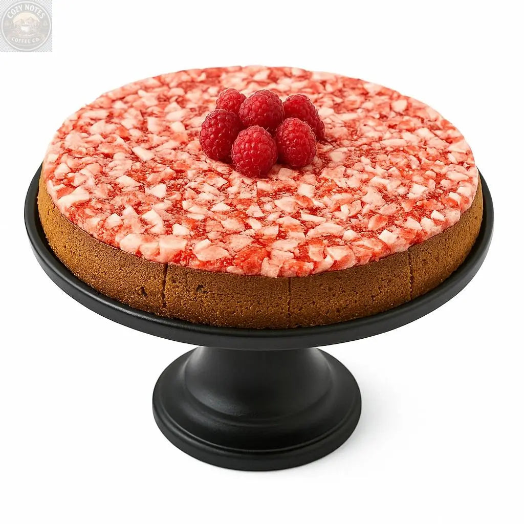 Andy Anand Sugar-Free Raspberry Coconut Chocolate Cheesecake, 9-Inch, 2.6 lb – Chocolate Truffles, Diabetic-Friendly, Birthday Gift Box Andyanand