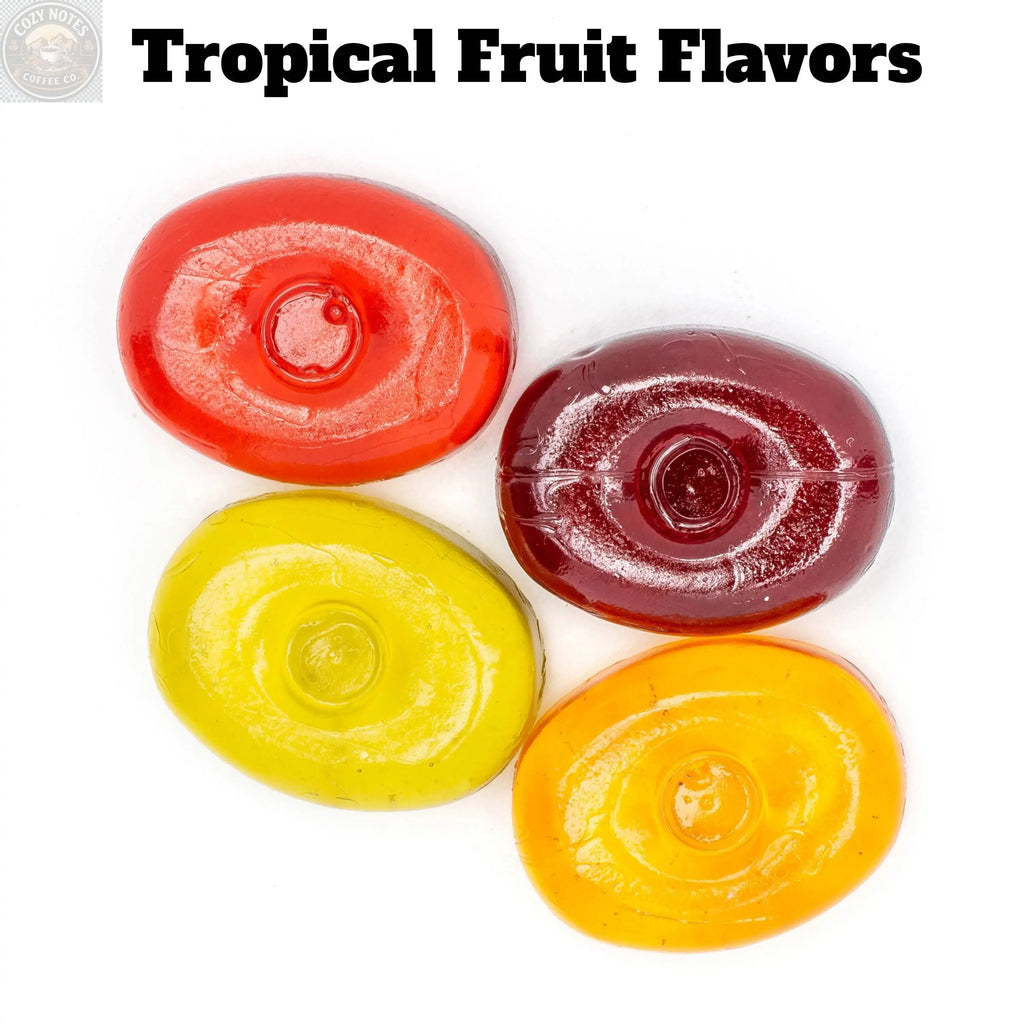 Andy Anand Sugar-Free Tropical Fruit Hard Candy with Vitamin C, 40 ct, 7 oz – Low-Calorie, Keto, Gluten-Free, Diabetic-Friendly Gift Box Andyanand