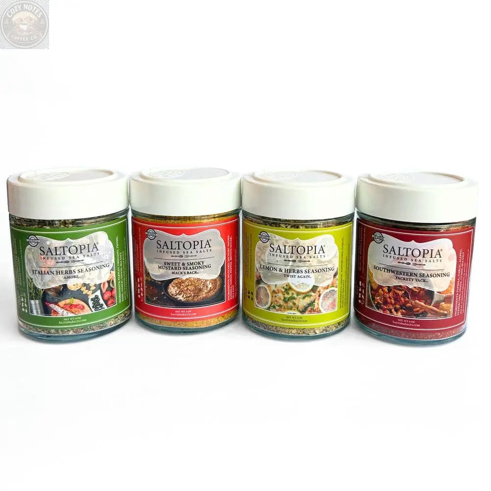 Low Sodium Seasonings SALTOPIA Infused Sea Salts