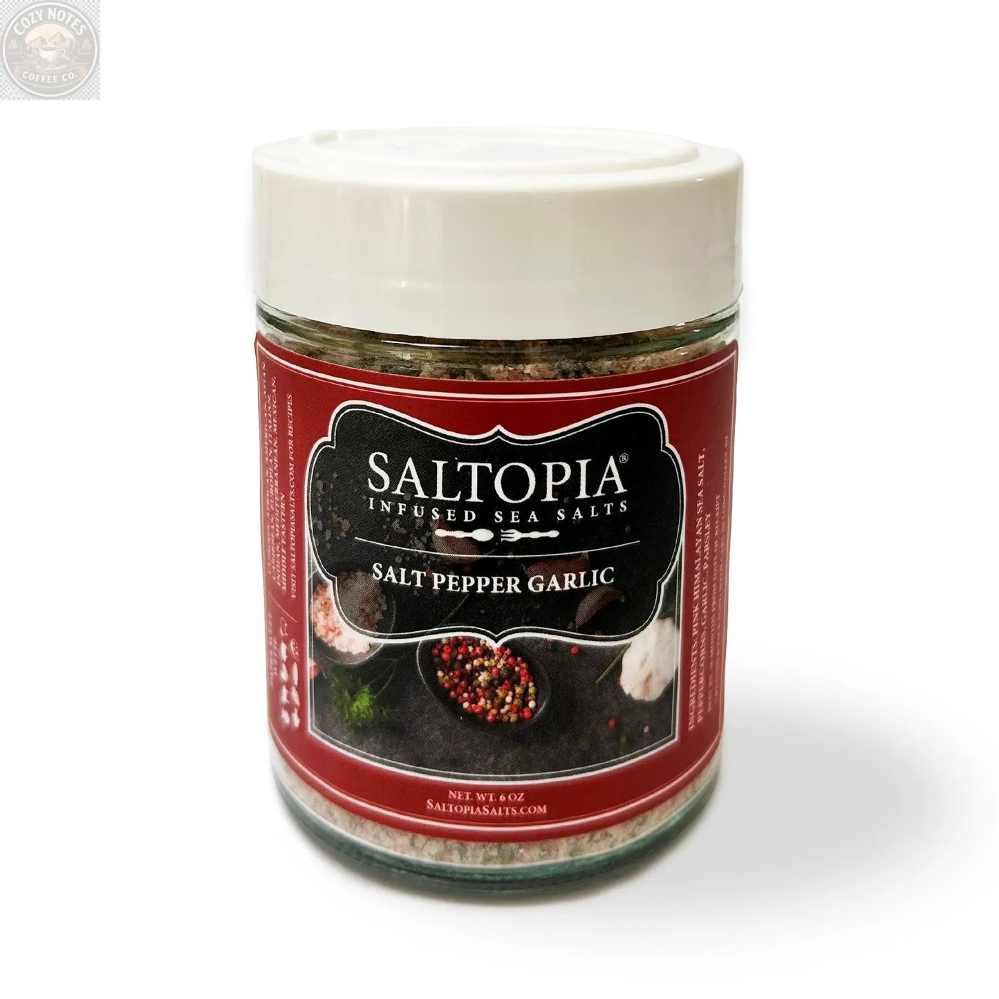 Salt, Pepper & Garlic SALTOPIA Infused Sea Salts