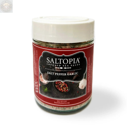 Salt, Pepper & Garlic SALTOPIA Infused Sea Salts