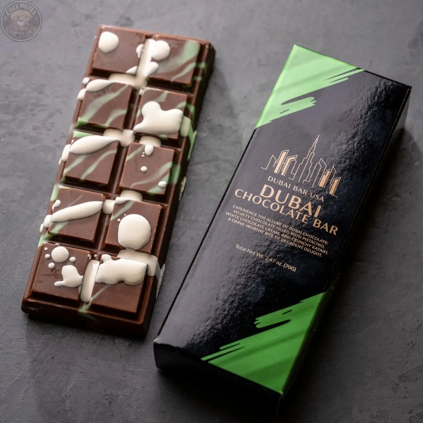 Dubai Chocolate Bar - Pistachio Dubai Bars USA