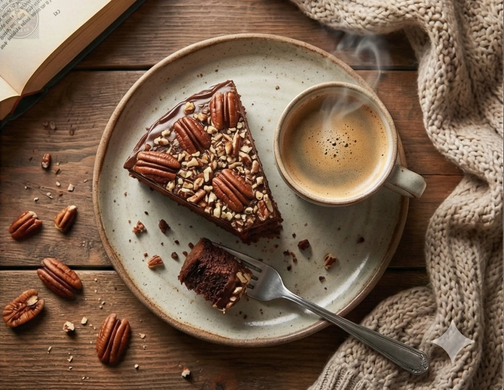 Andy Anand Caramel Pecan Cake, 9-Inch, 2.8 lb – Hand-Baked, Toasted Pecans, Caramel Drizzle, No Preservatives, Birthday & Holiday Gift Andyanand