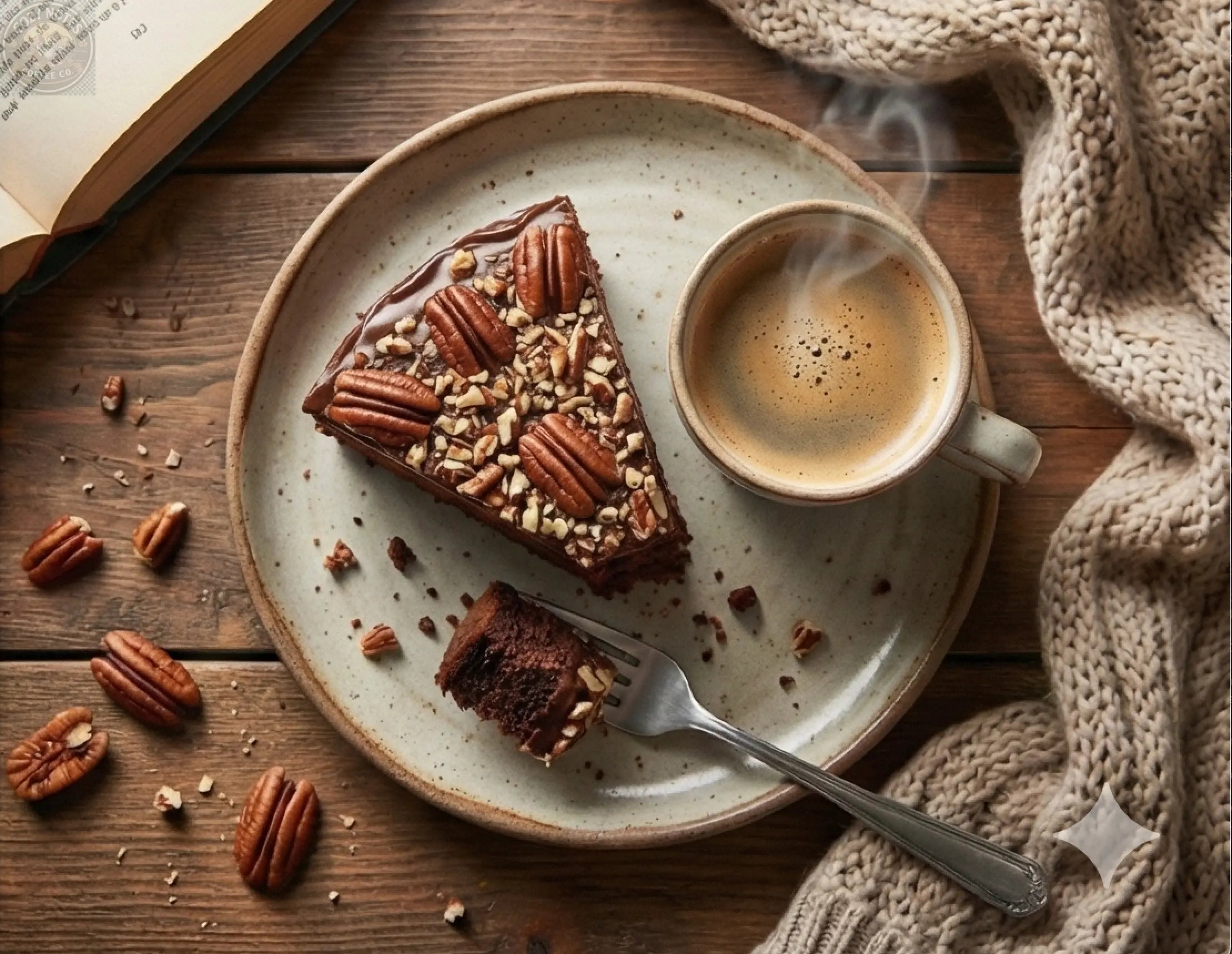 Andy Anand Caramel Pecan Cake, 9-Inch, 2.8 lb – Hand-Baked, Toasted Pecans, Caramel Drizzle, No Preservatives, Birthday & Holiday Gift Andyanand