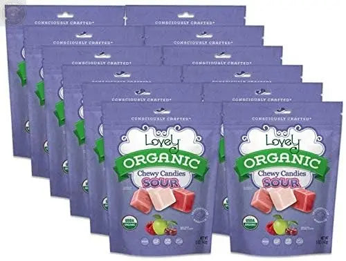 Organic Sour Chewy Candies Lovely Candy Company