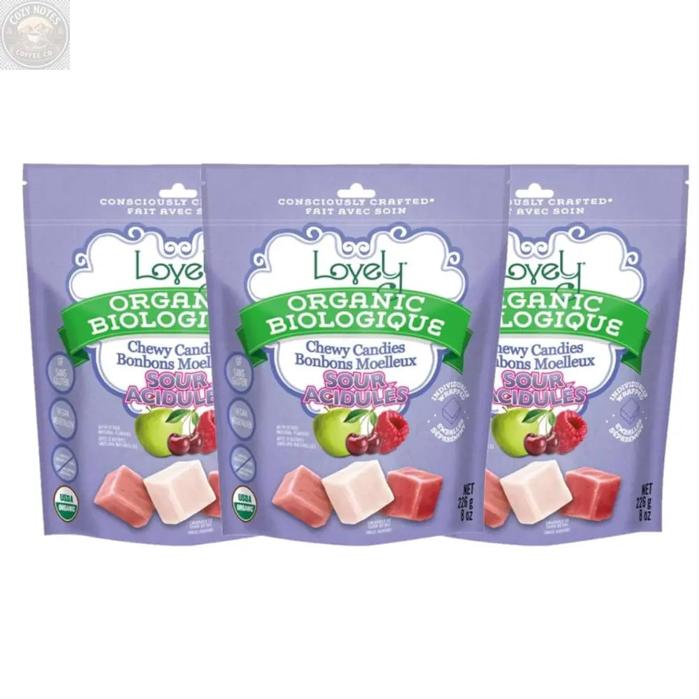 Organic Sour Chewy Candies Lovely Candy Company