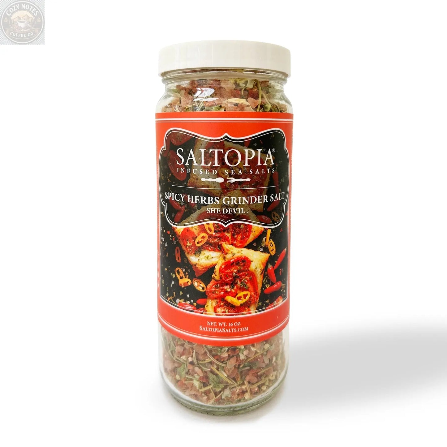 Spicy Herbal Blend: SHE DEVIL SALTOPIA Infused Sea Salts