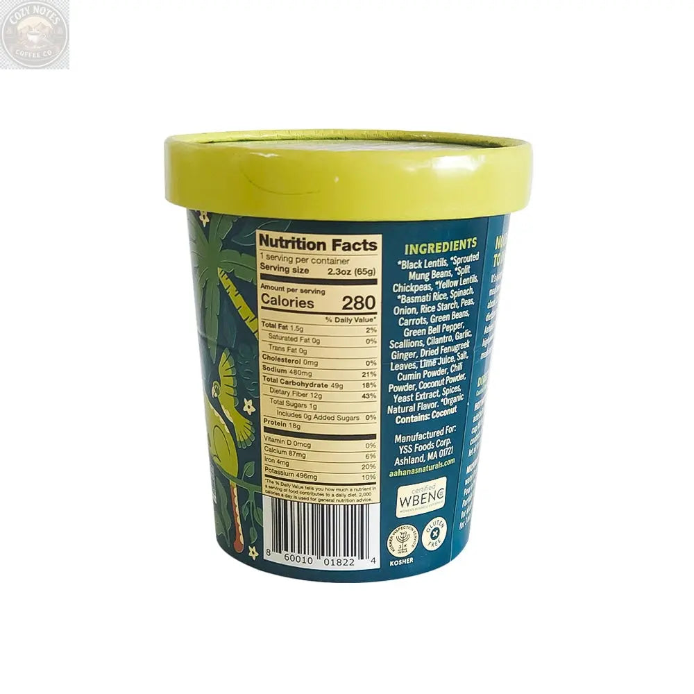 Spinach & Garlic -  Sprouted Power Bowl (6 Pack) aahanasnaturals.com