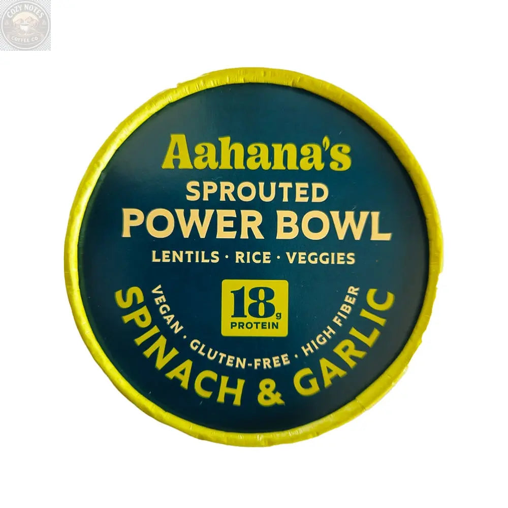 Spinach & Garlic -  Sprouted Power Bowl (6 Pack) aahanasnaturals.com