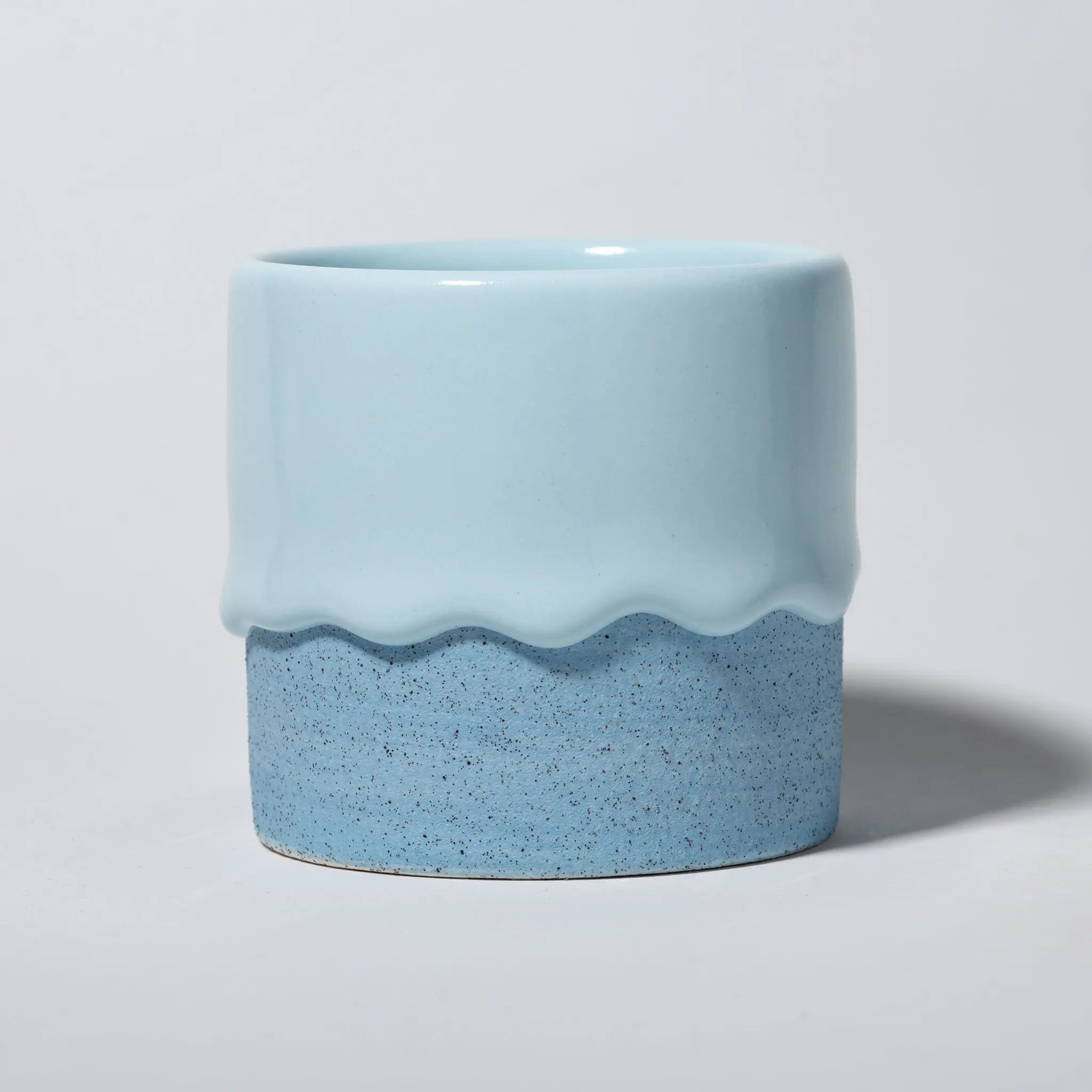 Squat Cylinder Drippy Pots