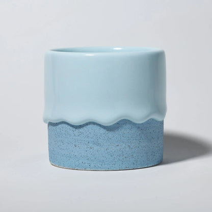 Squat Cylinder Drippy Pots