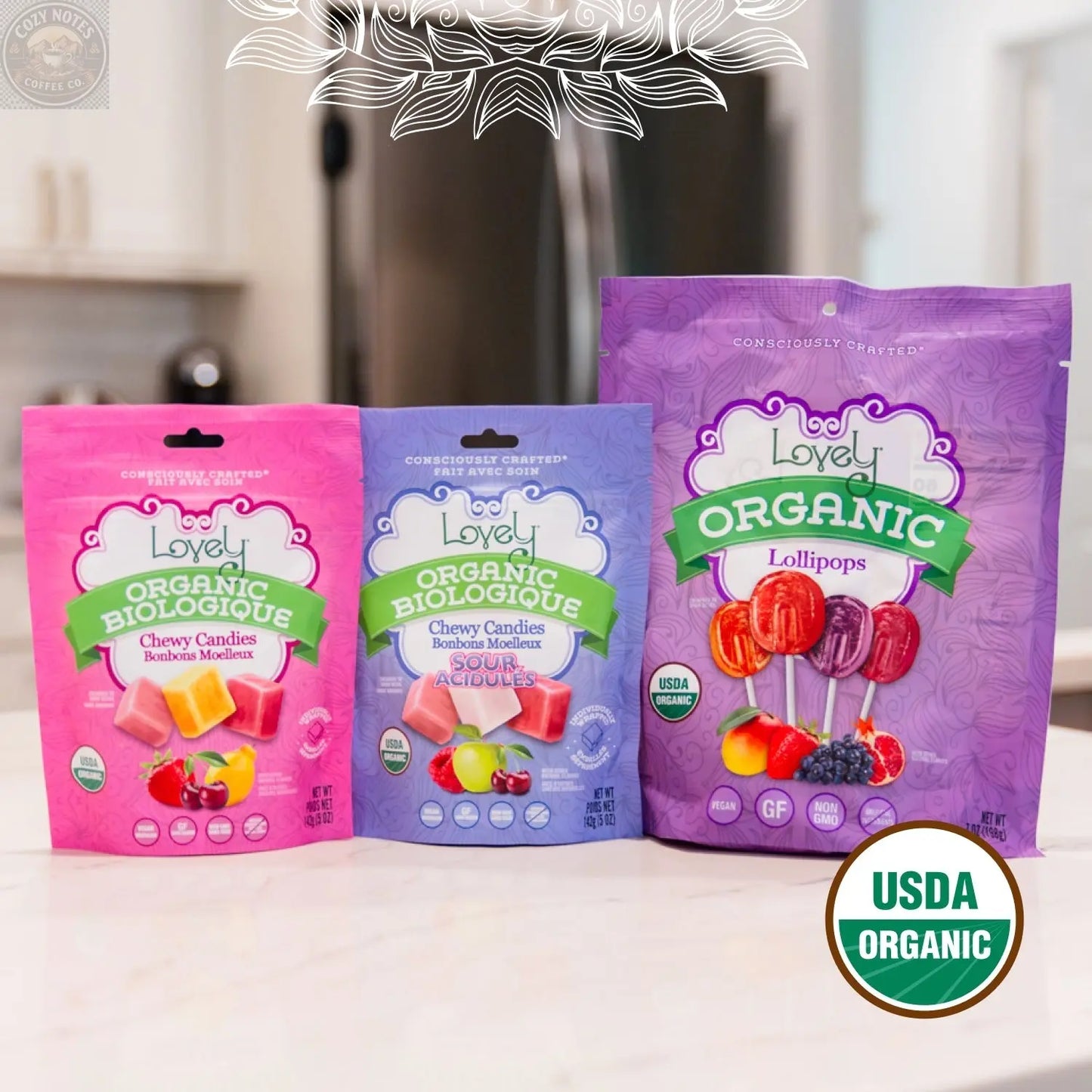 Organic Sweet Tooth Sampler Lovely Candy Company