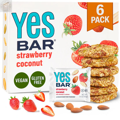 Strawberry Coconut Six Pack YES BAR®