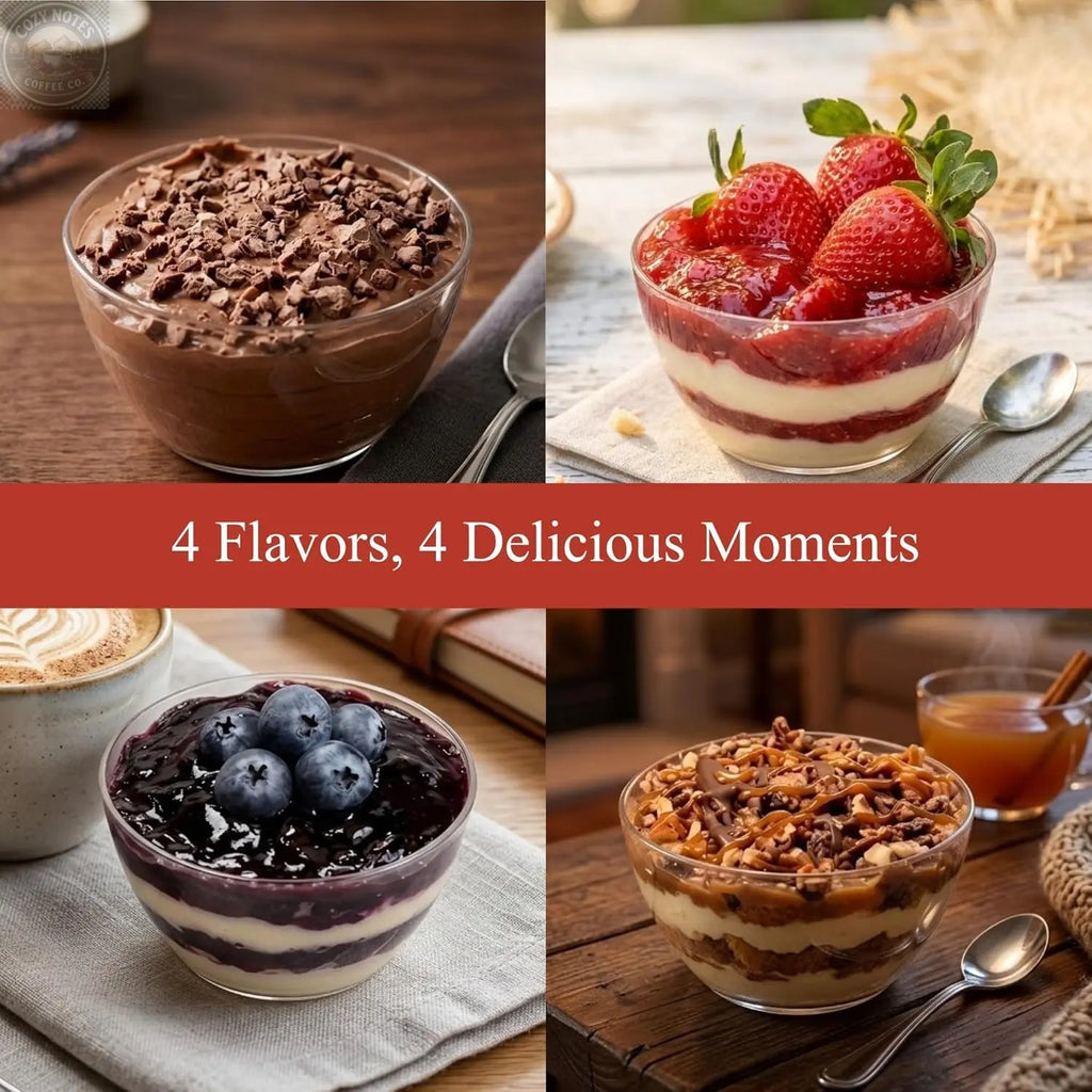 Andy Anand Sugar-Free Cheesecake Sampler, 4 Flavors, 3.7 lb – Keto & Diabetic-Friendly, Strawberry, Blueberry, Triple Chocolate & Turtle Andyanand