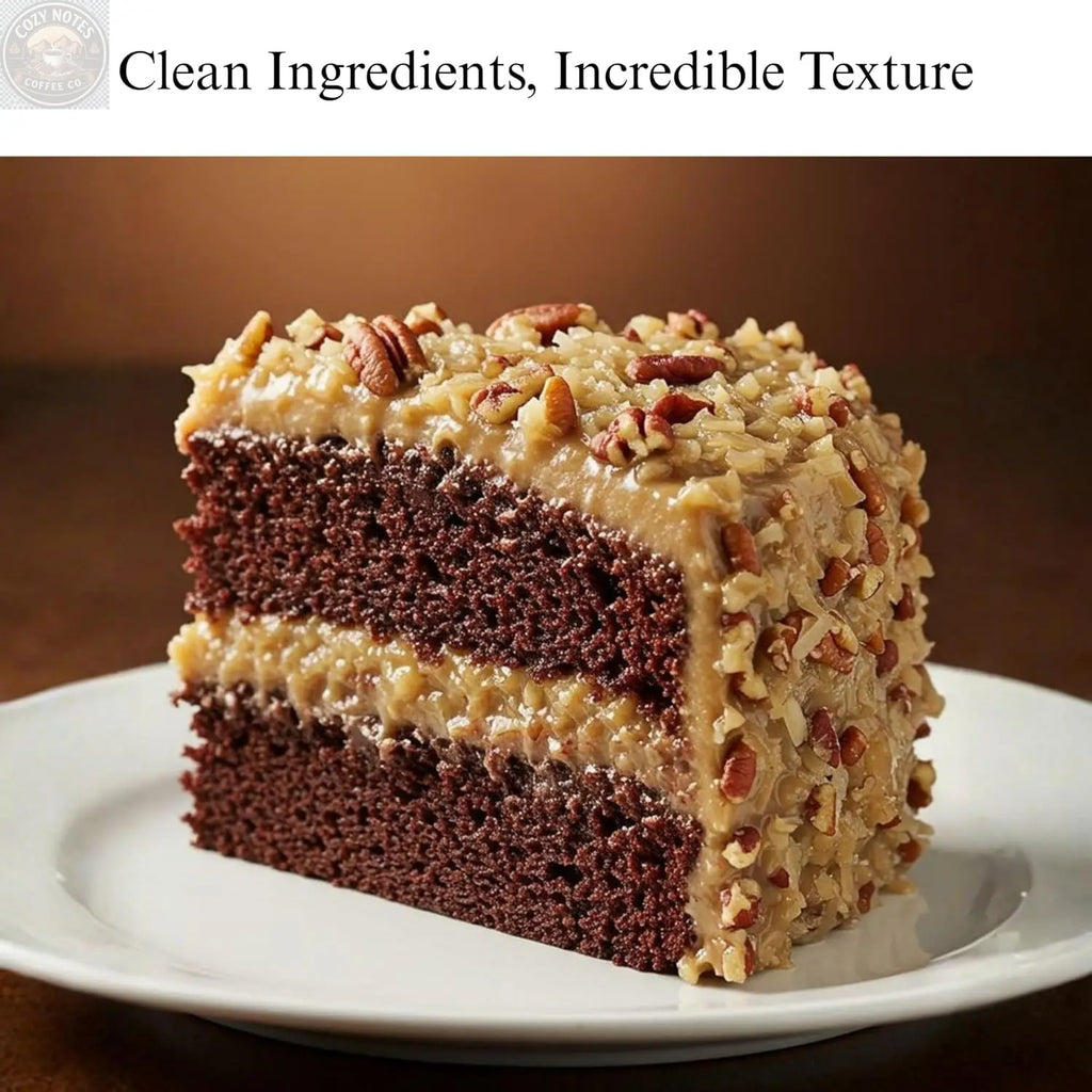 Andy Anand Sugar-Free German Chocolate Cake, 2.4 lb – Belgian Cocoa, Coconut-Pecan Filling, Keto & Diabetic-Friendly Birthday Gift Box Andyanand