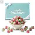 Andy Anand Sugar-Free Rosy Apple Hard Candy, 25 pc – European Copper-Kettle Boiled, Aspartame-Free, Keto & Diabetic-Friendly Gift Box Andyanand
