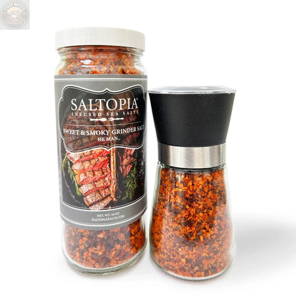BBQ Blend: HE MAN SALTOPIA Infused Sea Salts