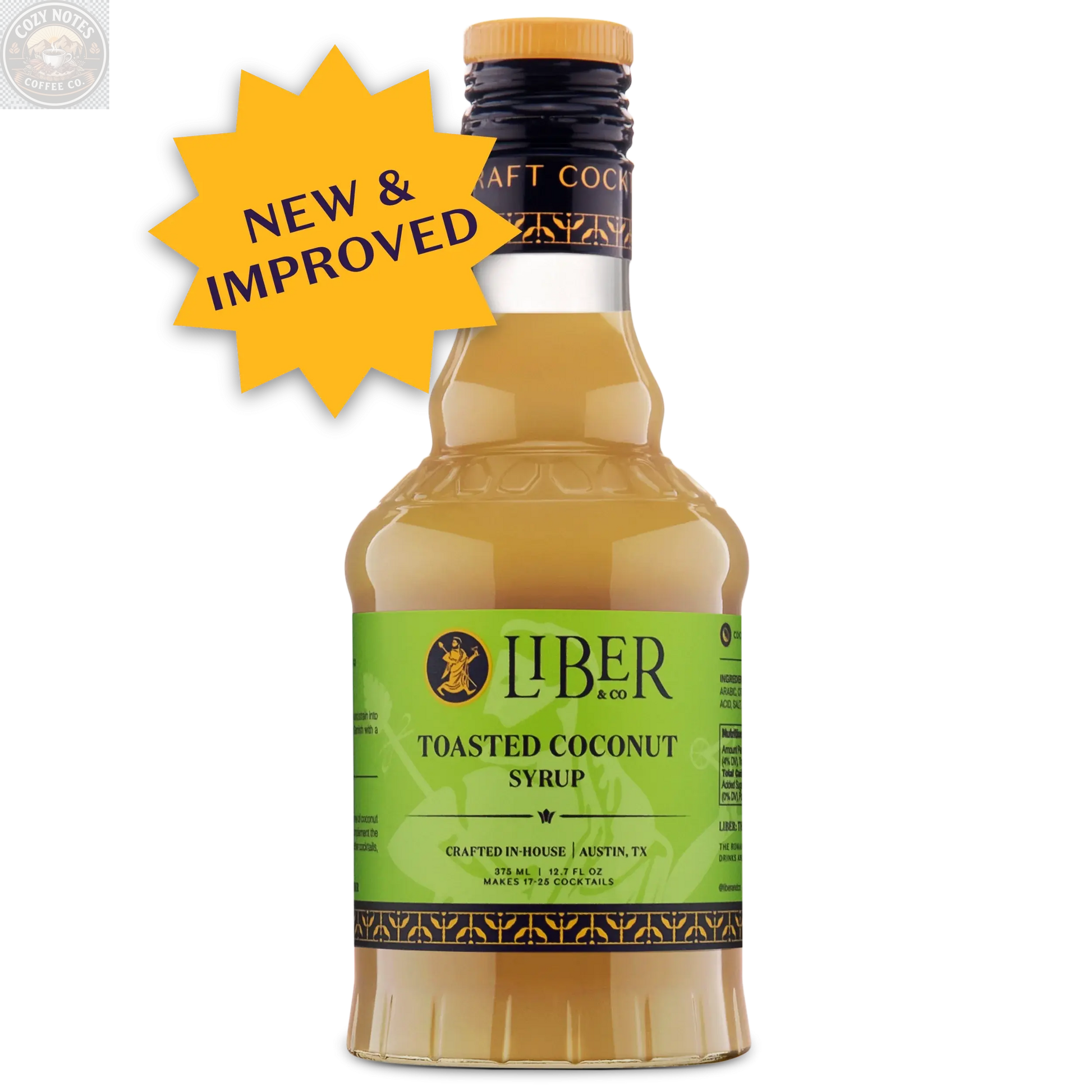 Toasted Coconut Syrup Liber & Co.