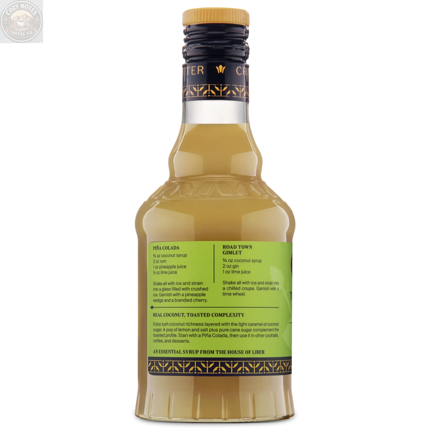 Toasted Coconut Syrup Liber & Co.