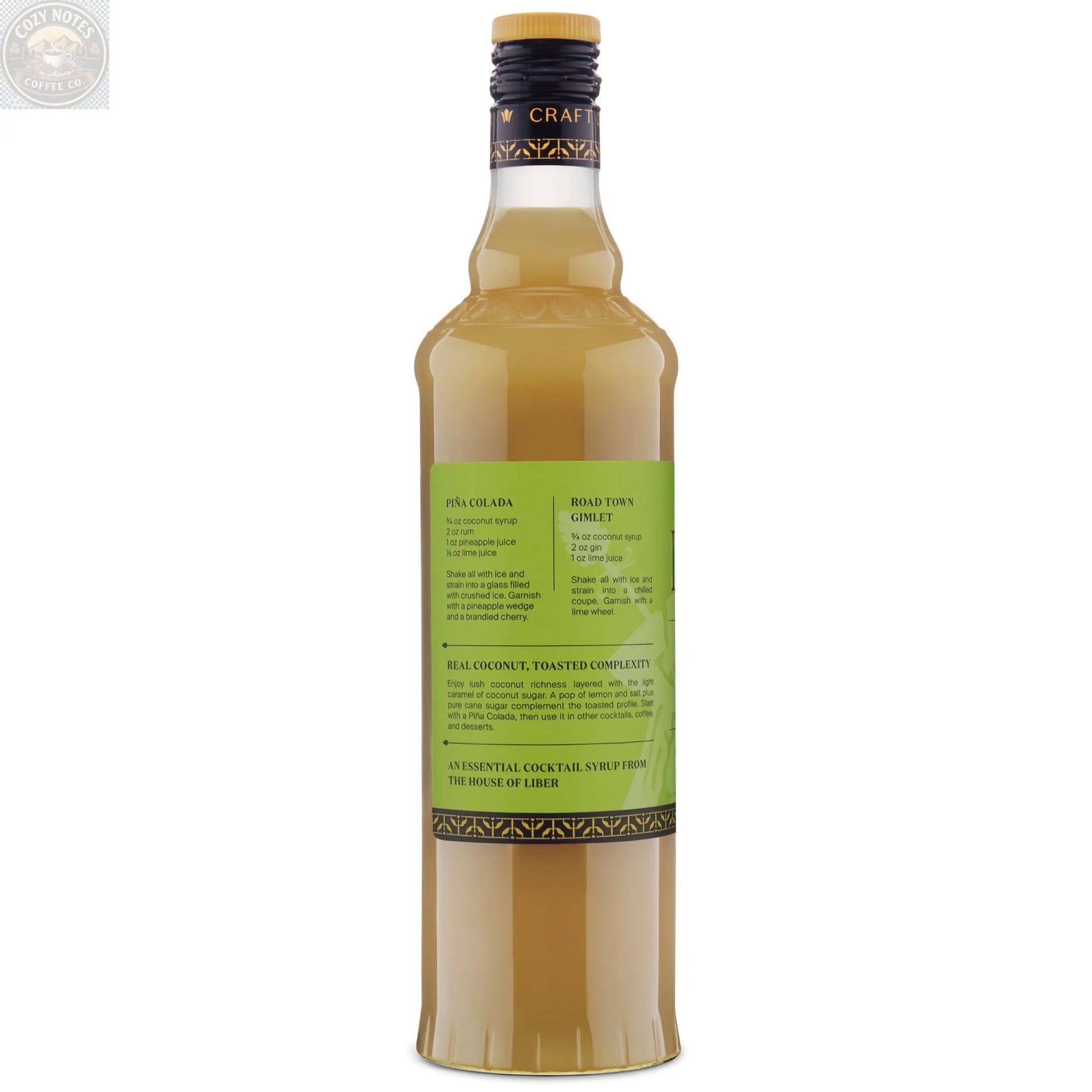 Toasted Coconut Syrup Liber & Co.