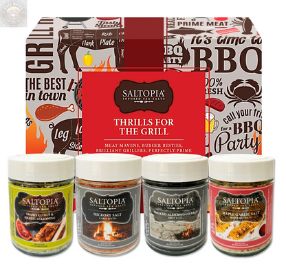 Best Grilling Salts: Thrills for the Grill SALTOPIA Infused Sea Salts