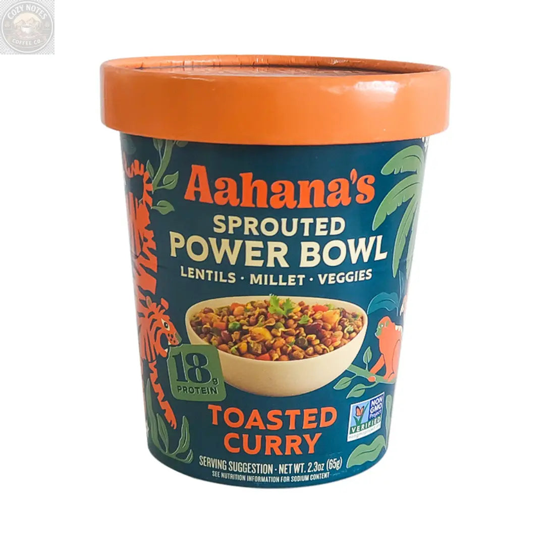 Toasted Curry – Sprouted Power Bowl (6 Pack) aahanasnaturals.com