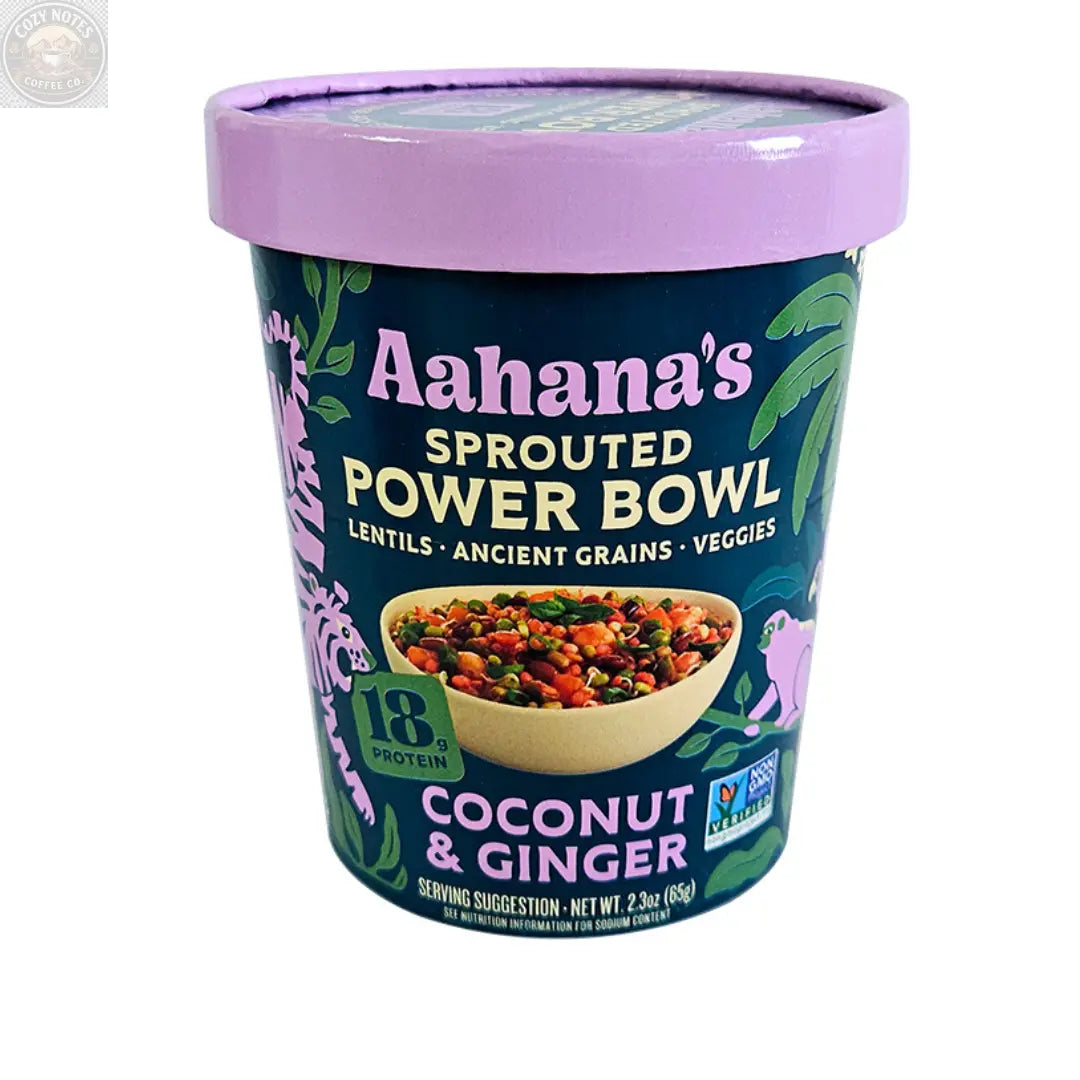 Coconut & Ginger - Sprouted Power Bowl (6 Pack) aahanasnaturals.com