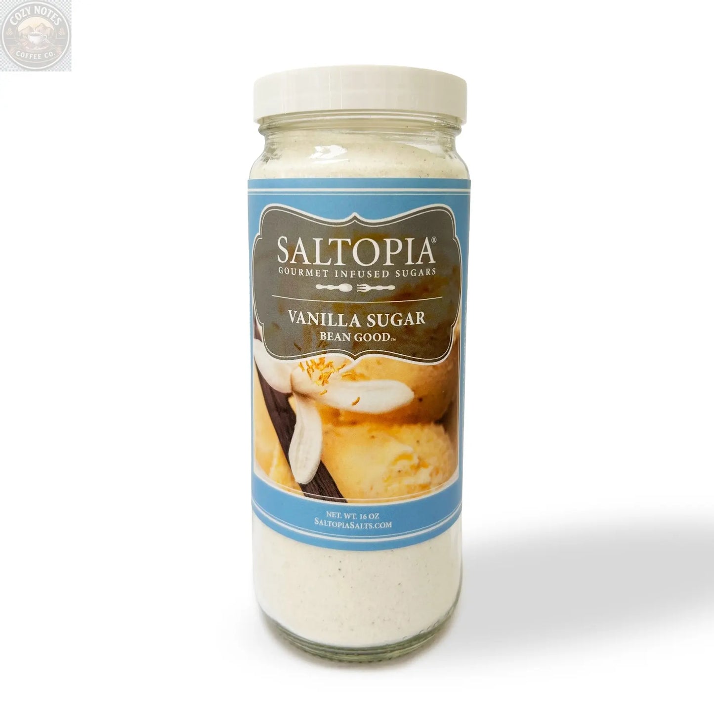 Vanilla Bean Sugar: BEAN GOOD 16oz SALTOPIA Infused Sea Salts