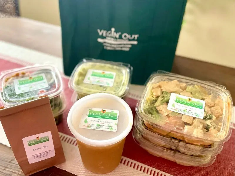 Weekly Vegetarian/Vegan Meal Order Delivery for Los Angeles, San Diego Vegin' Out