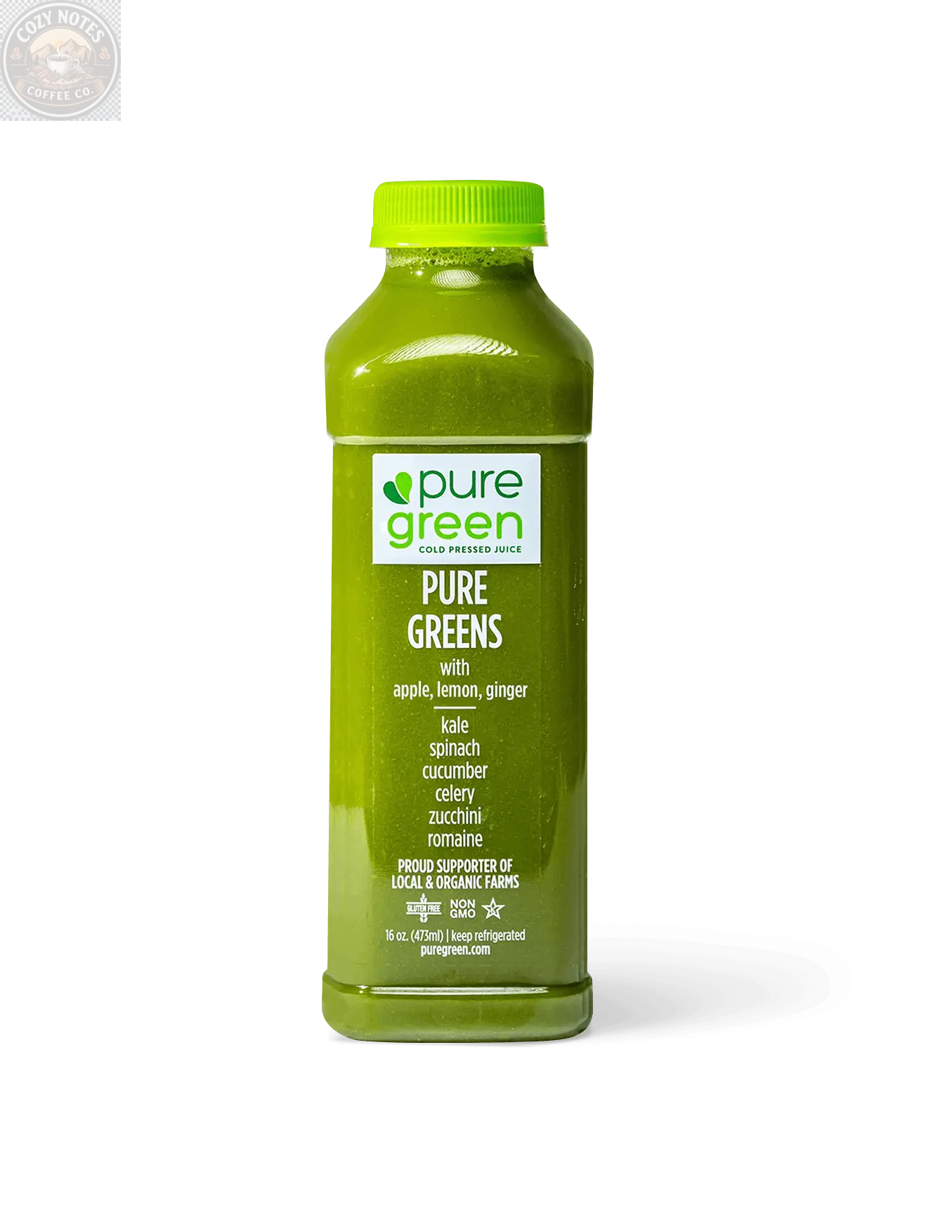 Cold Pressed Juice + Shots Pure Green
