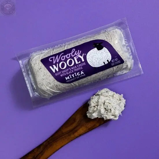Wooly Wooly® Black Truffle Fresh Sheep’s Milk Cheese Nicola's Marketplace