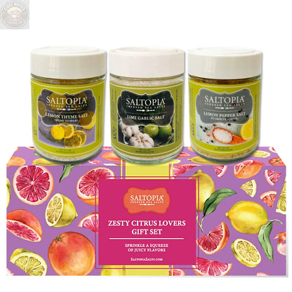 Citrus Lovers Gift Set SALTOPIA Infused Sea Salts