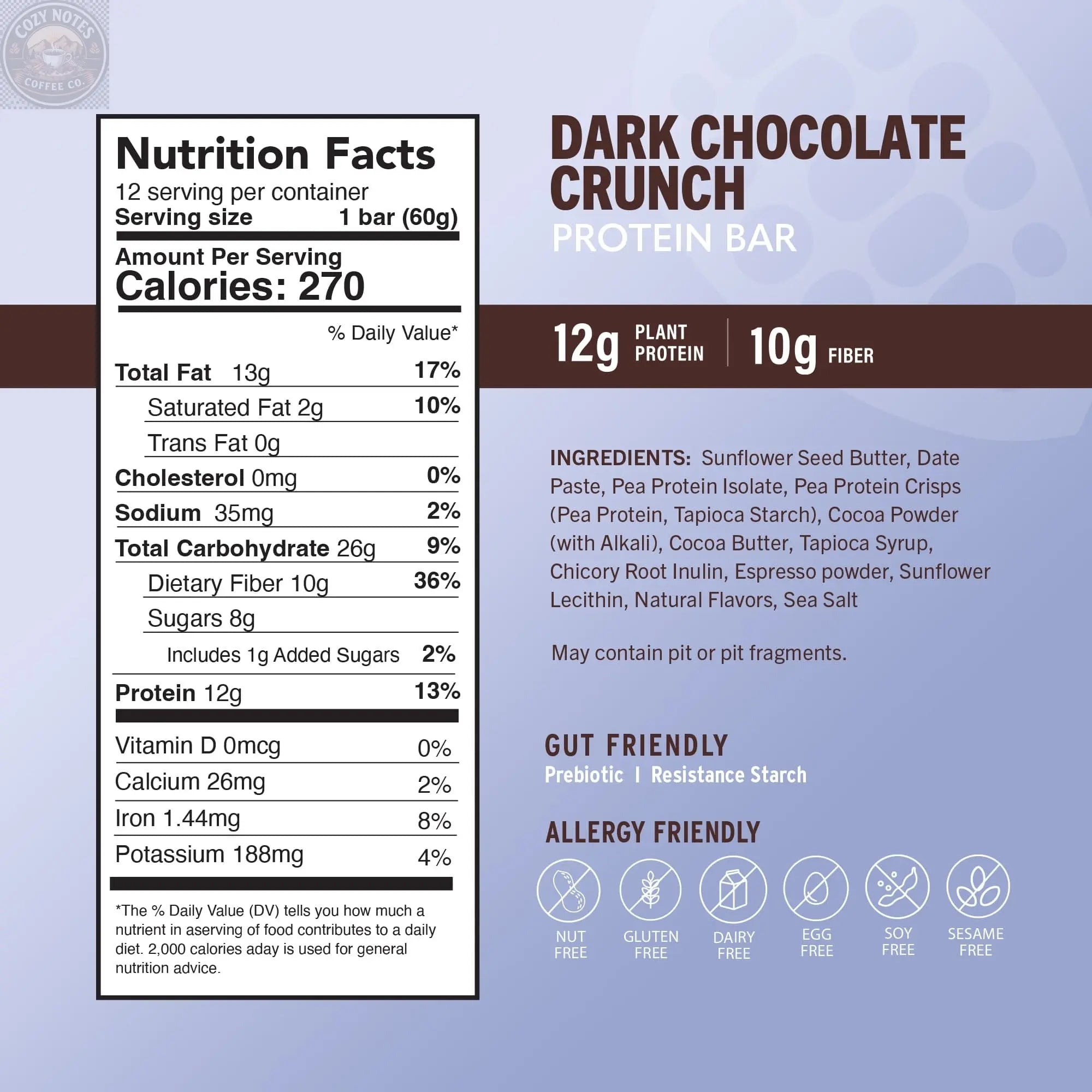 Dark Chocolate Crunch Amrita Health Foods