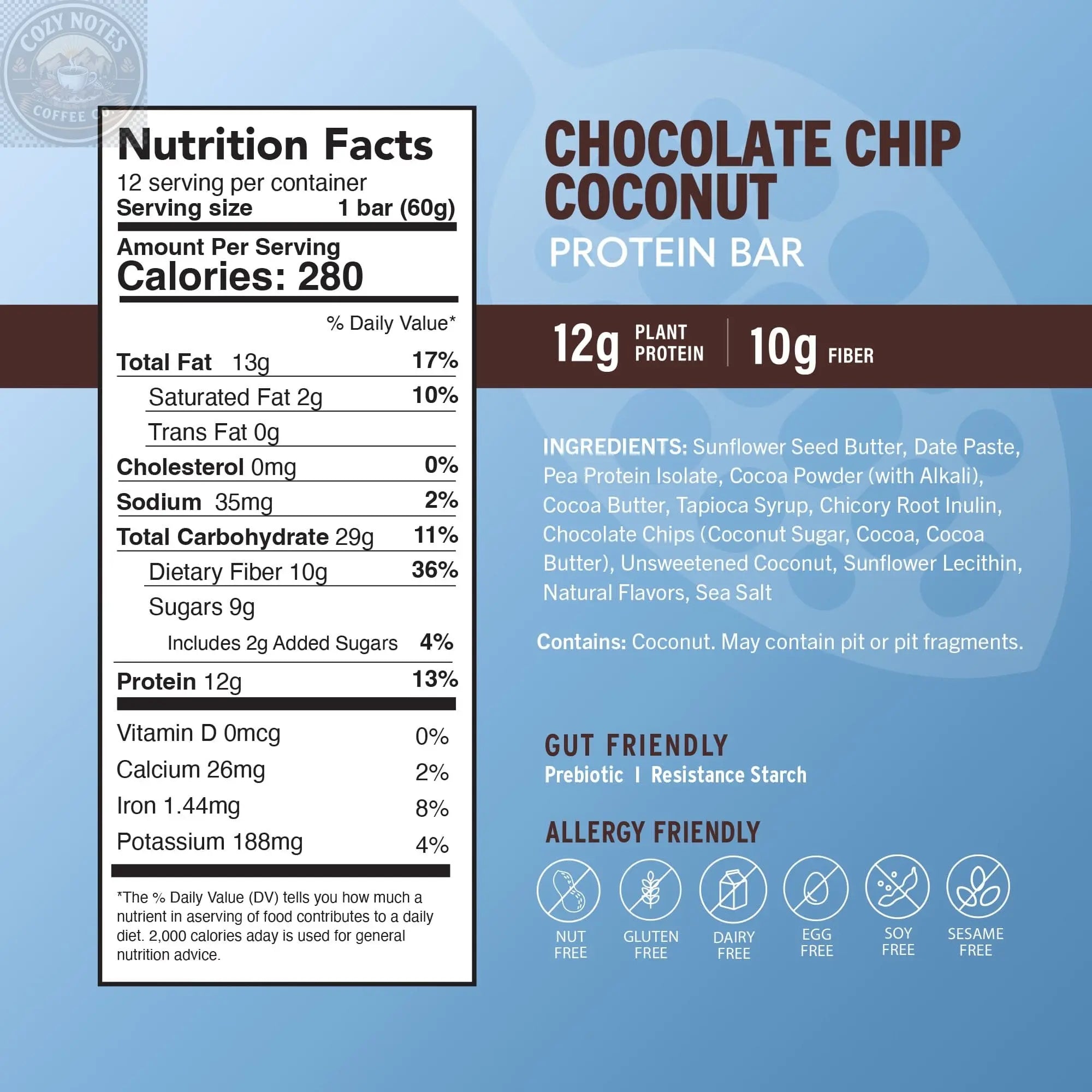 Chocolate Chip Coconut Amrita Health Foods