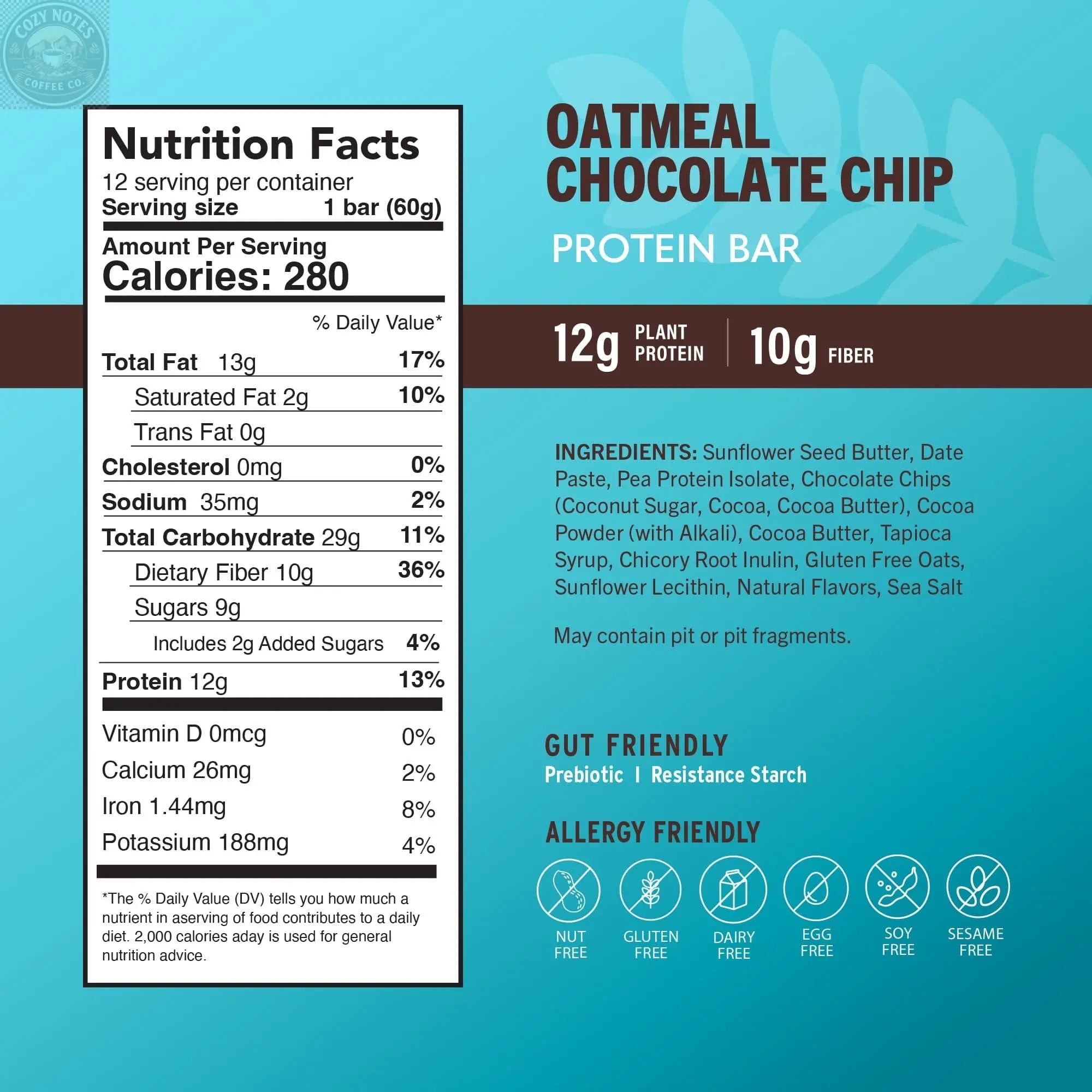 Oatmeal Chocolate Chip Amrita Health Foods