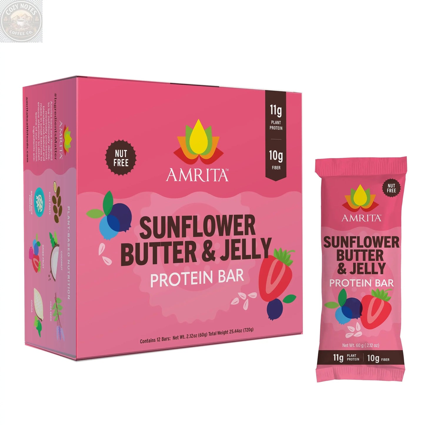 Sunflower Butter and Jelly Amrita Health Foods