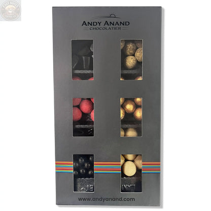 Andy Anand Chocolate Covered Gourmet Licorice, 6 Flavors, 10.5 oz – Made in Denmark, European Collection, Birthday & Holiday Gift Box Andyanand