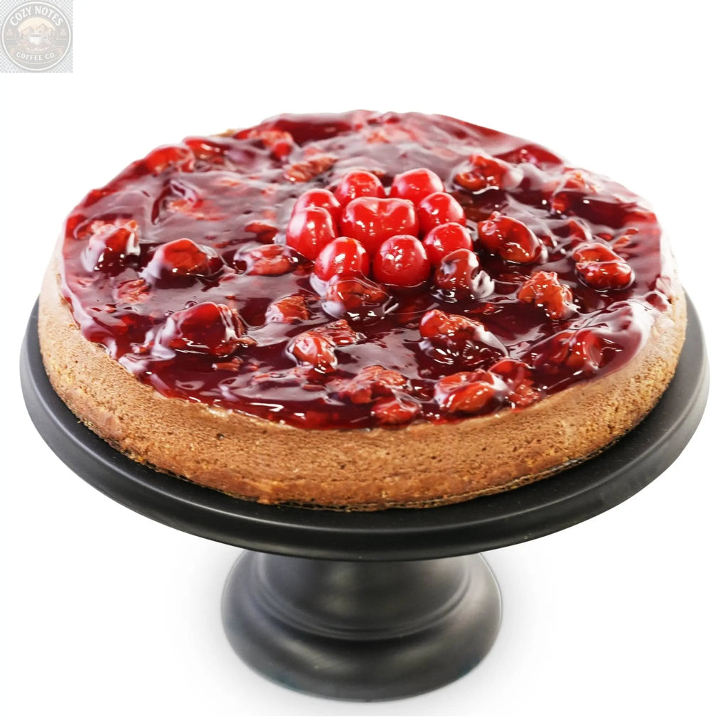 Andy Anand Chocolate Cherry Cheesecake, 9-Inch, 2.8 lb – Real Chocolate Truffles, California Cream Cheese, No Preservatives, Birthday Gift Andyanand