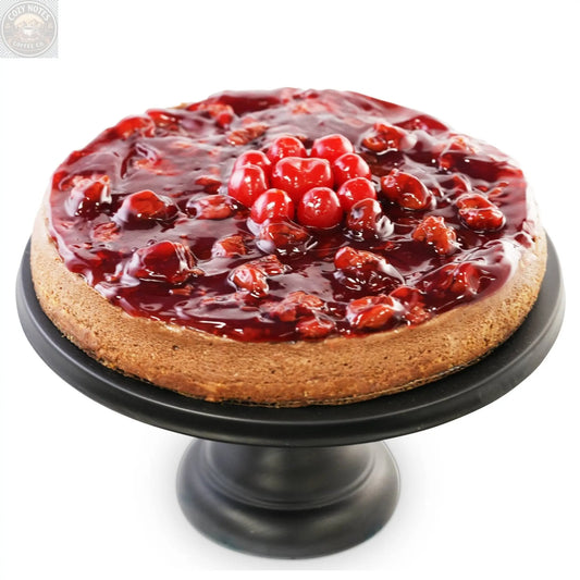 Andy Anand Chocolate Cherry Cheesecake, 9-Inch, 2.8 lb – Real Chocolate Truffles, California Cream Cheese, No Preservatives, Birthday Gift Andyanand