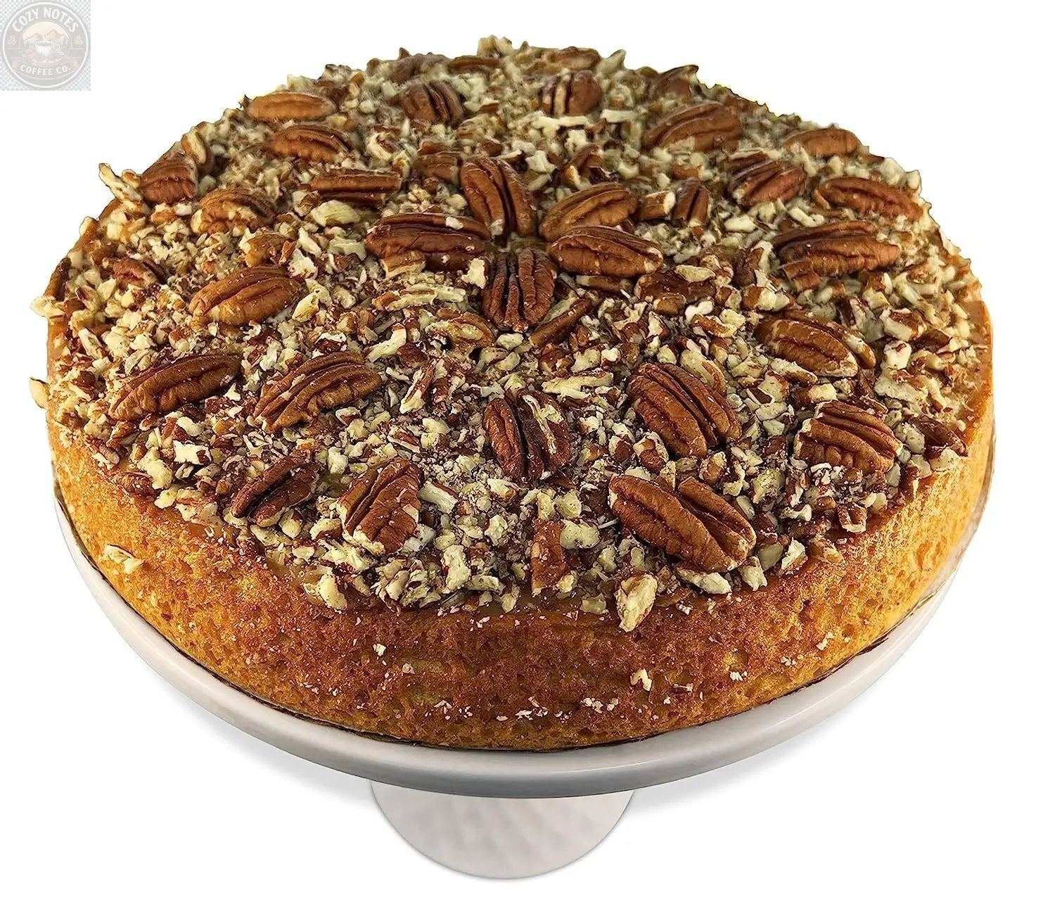 Andy Anand Sugar-Free Gluten-Free Caramel Pecan Cake, 9-Inch, 2.8 lb – Keto & Diabetic-Friendly, Natural Sweetener, Birthday Gift Box Andyanand