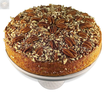 Andy Anand Sugar-Free Gluten-Free Caramel Pecan Cake, 9-Inch, 2.8 lb – Keto & Diabetic-Friendly, Natural Sweetener, Birthday Gift Box Andyanand