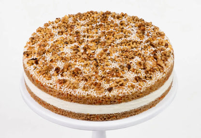 Andy Anand Sugar-Free Carrot Cake, 9-Inch, 3.2 lb – Moist & Flavorful, Diabetic-Friendly, All-Natural, No Preservatives, Birthday Gift Box Andyanand
