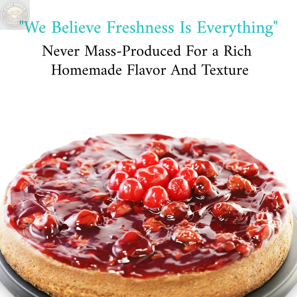 Andy Anand Sugar-Free Chocolate Cherry Cheesecake, 9-Inch, 2.8 lb – Real Truffles, Diabetic-Friendly, California Cream Cheese Gift Box Andyanand