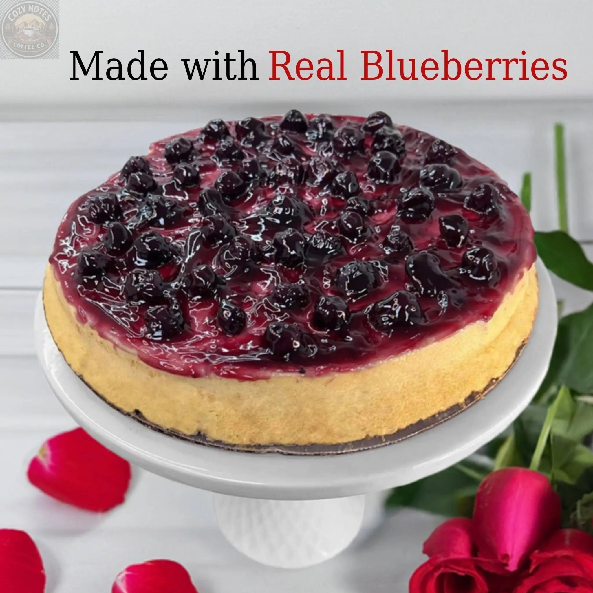 Andy Anand Sugar-Free Dunked Blueberry Cake, 2.5 lb – Keto & Diabetic-Friendly, Fresh Blueberry Juice Infused, No Preservatives Gift Box Andyanand