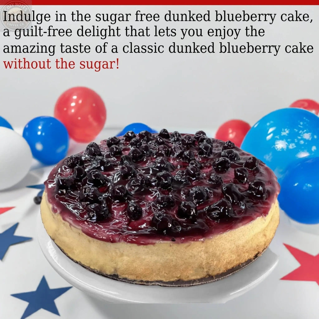 Andy Anand Sugar-Free Dunked Blueberry Cake, 2.5 lb – Keto & Diabetic-Friendly, Fresh Blueberry Juice Infused, No Preservatives Gift Box Andyanand