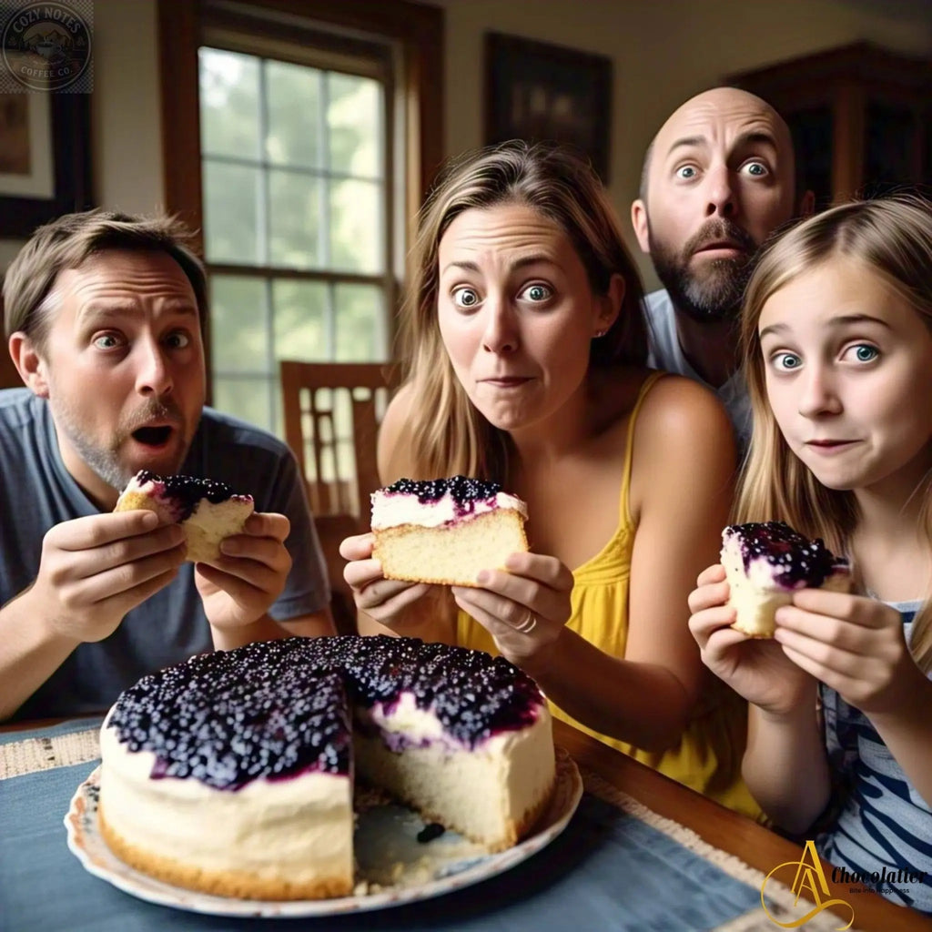 Andy Anand Sugar-Free Gluten-Free Blueberry Cake, 2.5 lb – Keto & Diabetic-Friendly, Real Blueberries, Birthday & Holiday Gift Andyanand