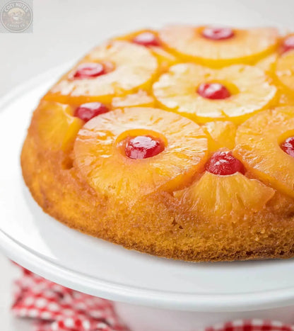 Andy Anand Sugar-Free Pineapple Upside-Down Cake, 9-Inch – Caramelized Pineapple, Keto & Diabetic-Friendly, No Preservatives, Birthday Gift Andyanand