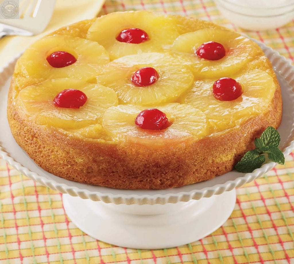 Andy Anand Sugar-Free Pineapple Upside-Down Cake, 9-Inch – Caramelized Pineapple, Keto & Diabetic-Friendly, No Preservatives, Birthday Gift Andyanand