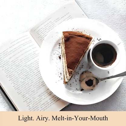 Sugar-Free Tiramisu Mousse Chiffon Cake, 2.2 lb – Coffee Sponge, Mascarpone Mousse Andyanand