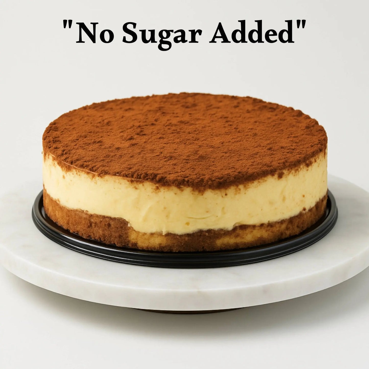 Sugar-Free Tiramisu Mousse Chiffon Cake, 2.2 lb – Coffee Sponge, Mascarpone Mousse Andyanand